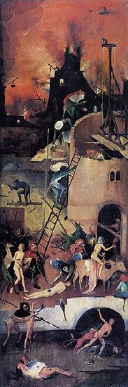 Hieronymus Bosch Hell. France oil painting art